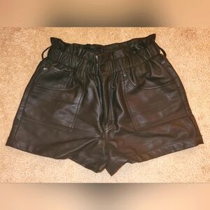 Kancan pleather shorts